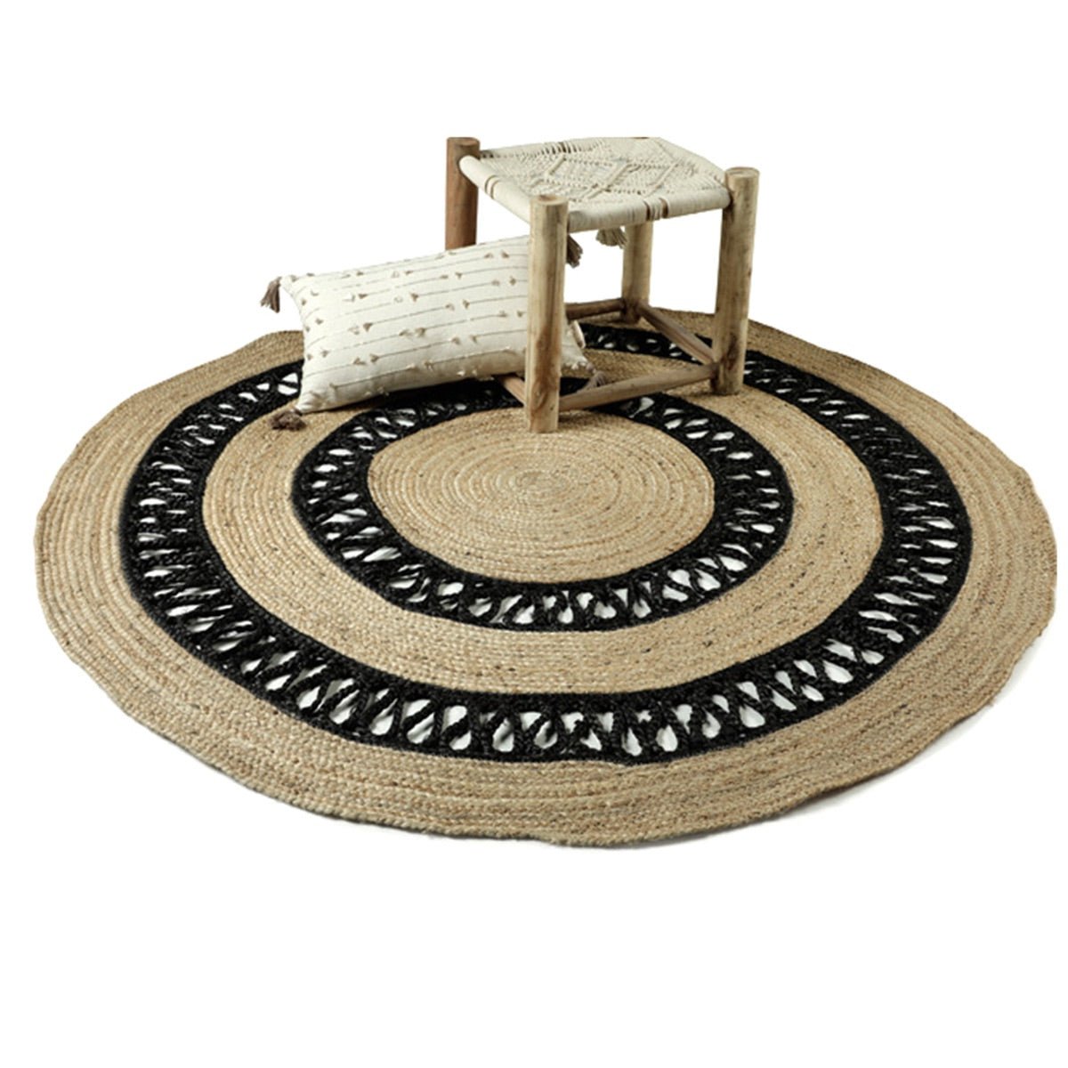 Colour Wave Jute Rug( Large)