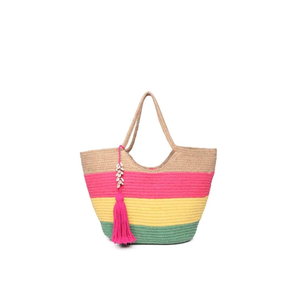 Colourful Jute Tote Bag