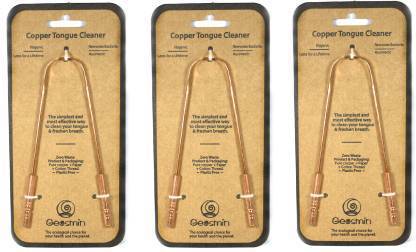 Copper Tongue Cleaner, Ayurvedic  - Pack of 3