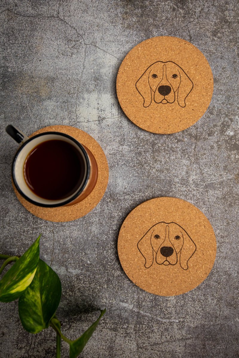 Cork Coasters | Eco-friendly | Water Resistant and Aesthetic Coasters (set of 2 to 12)