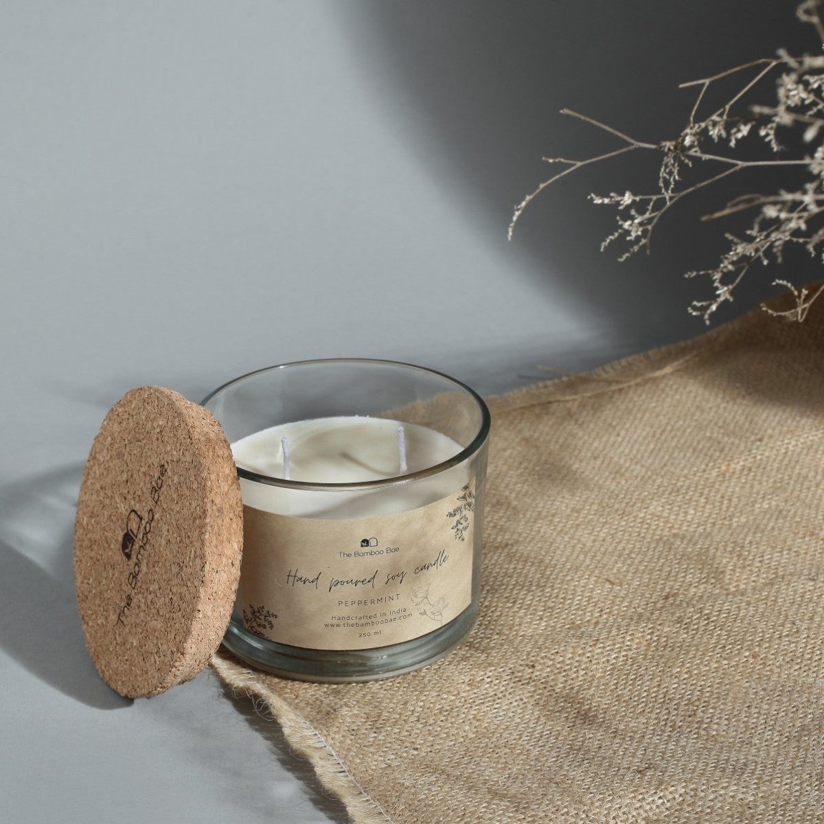 Cork Lid Soy Candle | Jar Candle | Natural & Paraffin Free