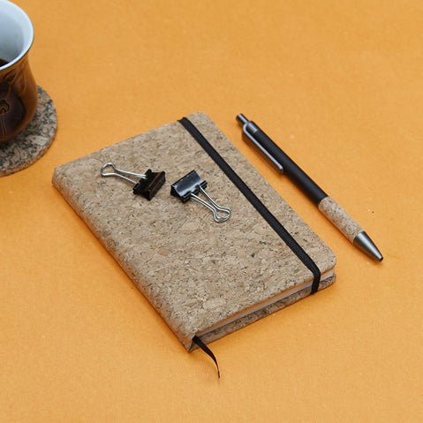 Cork Pocket Diary & Pen