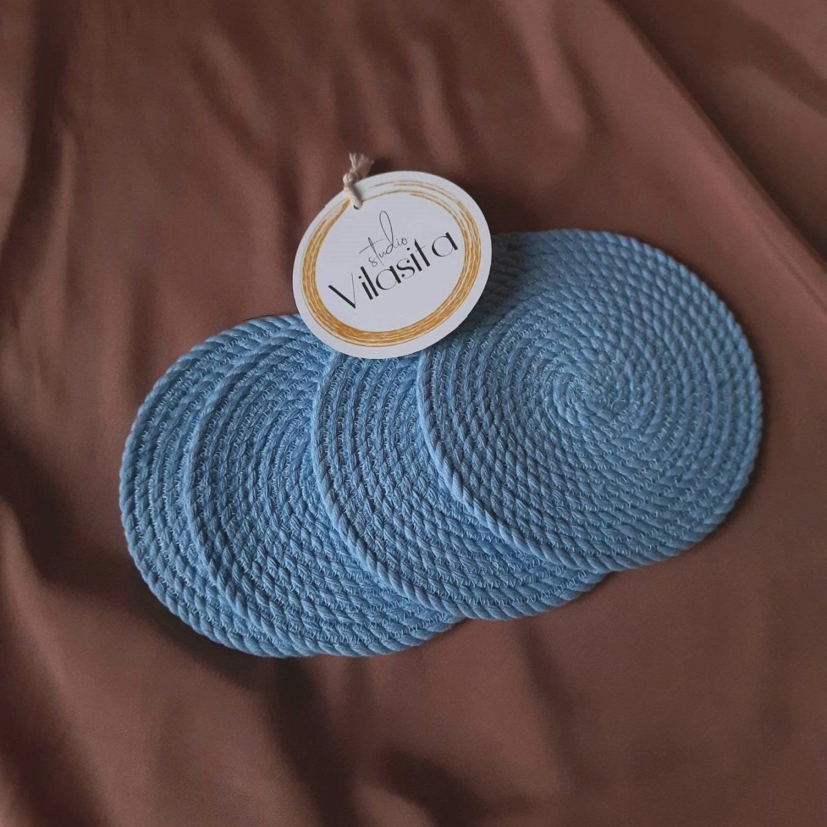 Cotton Coasters- Set of 4