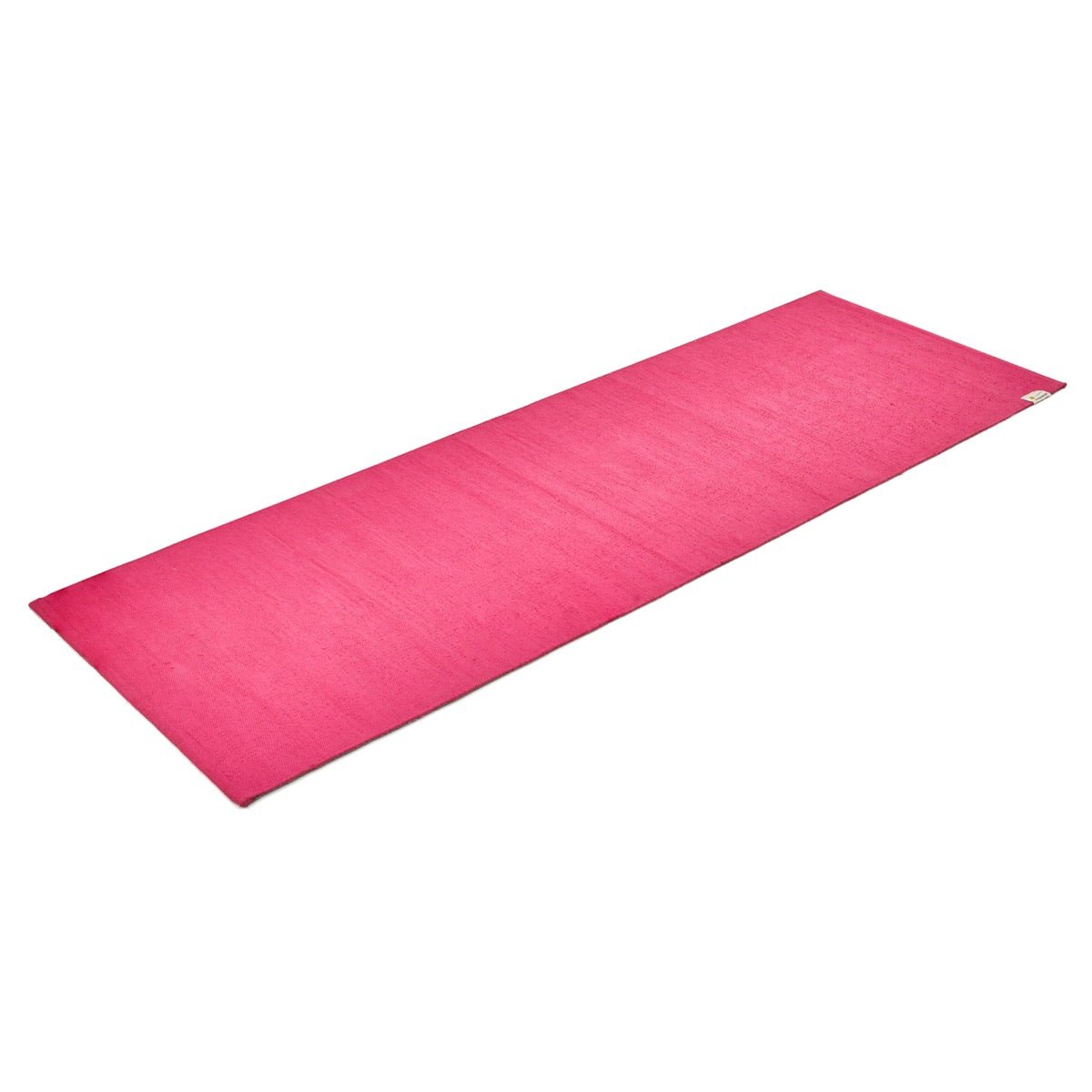 Cotton Yoga Mat- High Grip- Pink- 24 inches