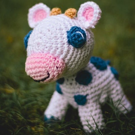 Cow Handcrafted Crochet Soft Toy