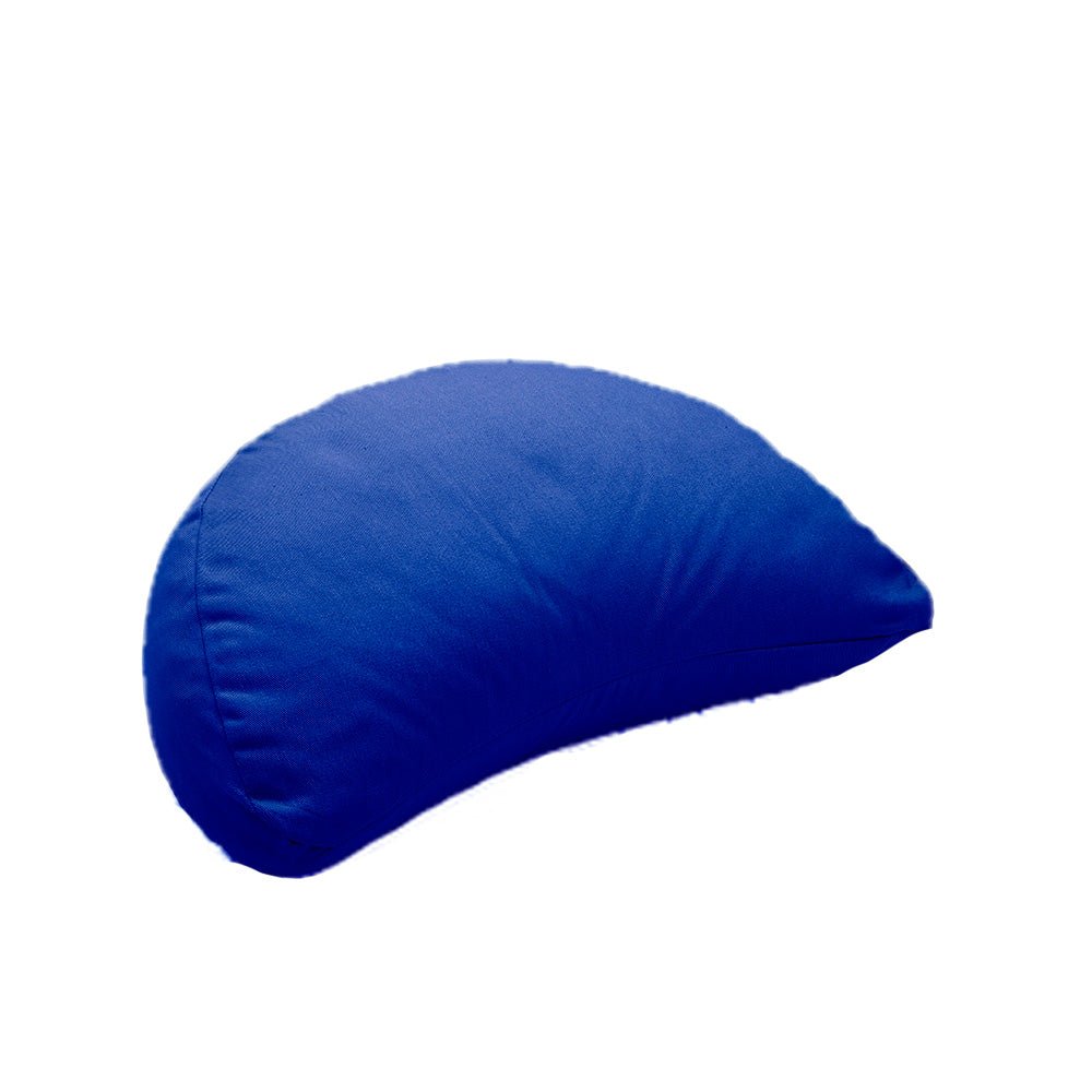 Crescent Zafu Meditation and Yoga Cushion- Navy Blue