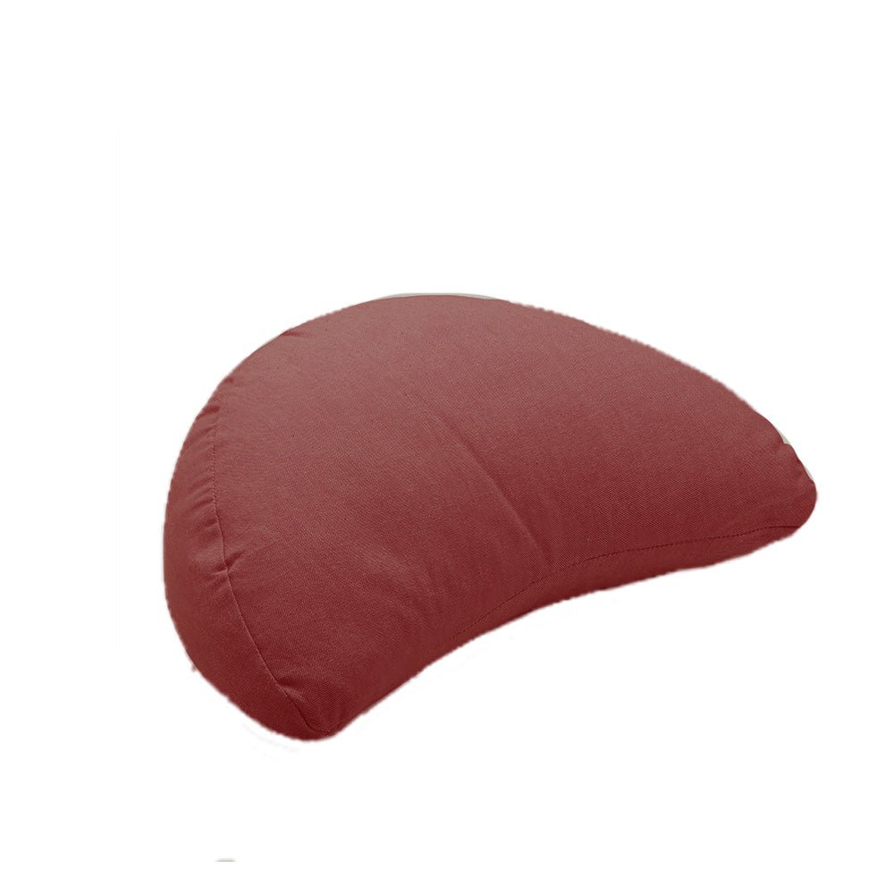 Crescent Zafu Meditation and Yoga Cushion- Rose