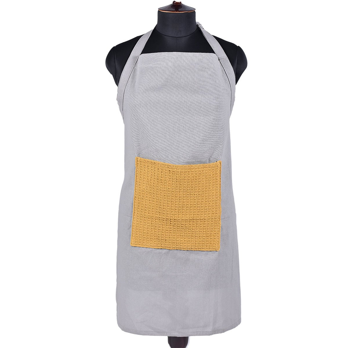 Culinary Companions - Chic Grey & Ochre Apron