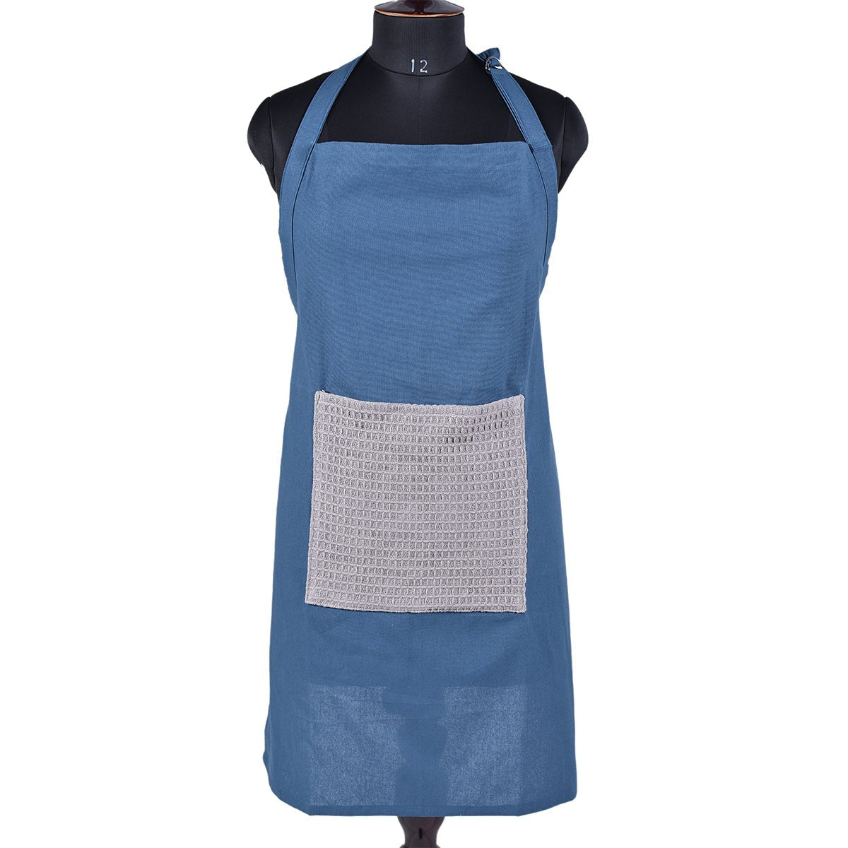 Culinary Companions - Chic Grey & Teal Apron