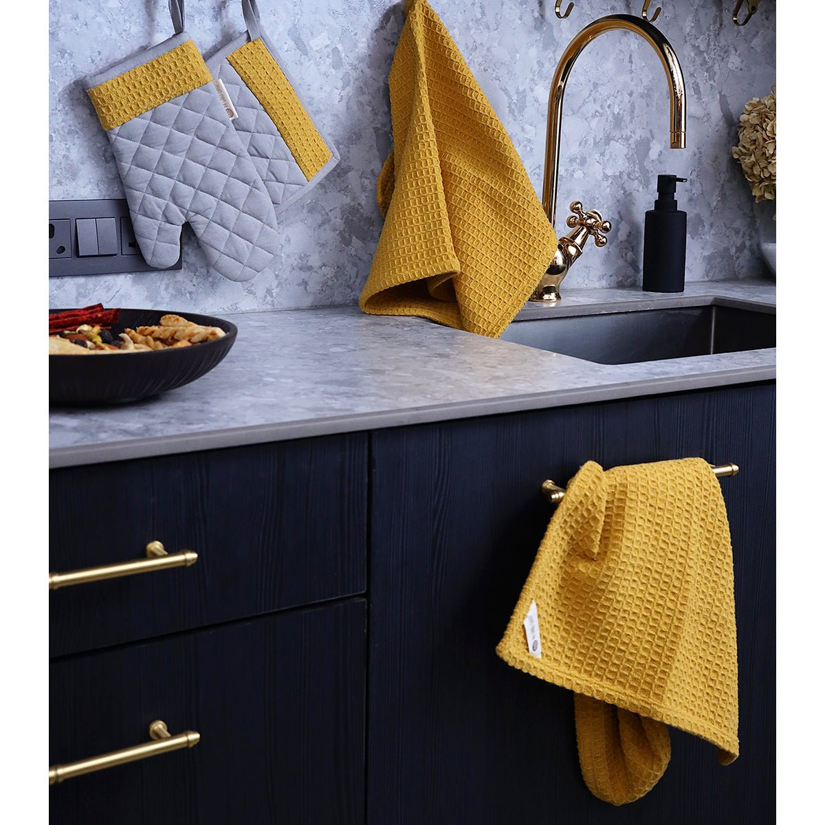 Culinary Companions - Ochre Kitchen Towel (Set of 2)