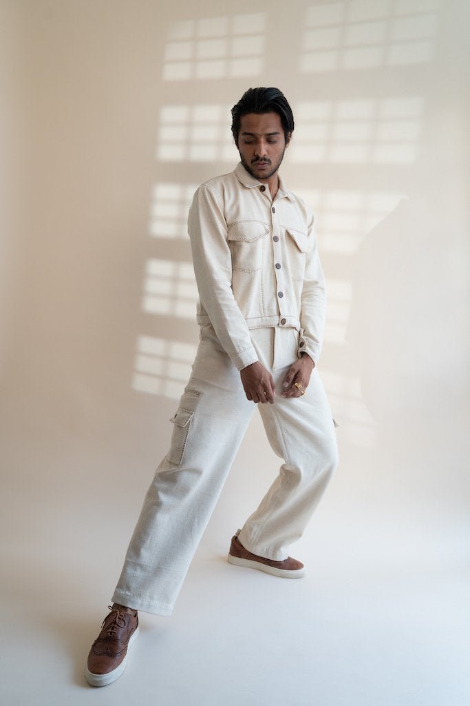 Dawning Utility Pants | 100% Cotton | Handwoven | Undyed and Unbleached