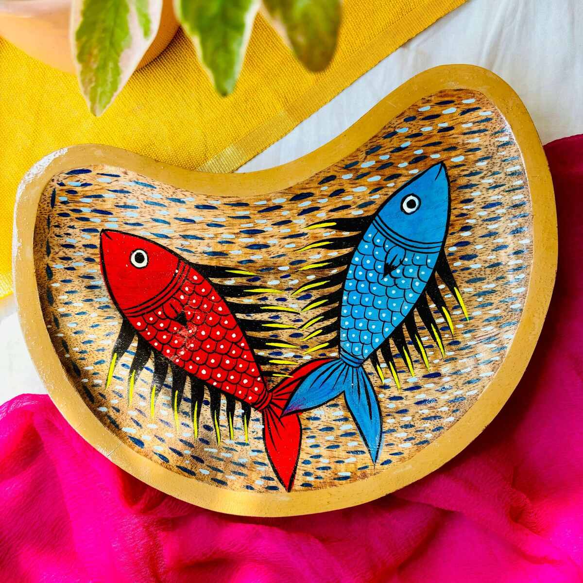 Dhara Moon Handcrafted Mango Wood Platter