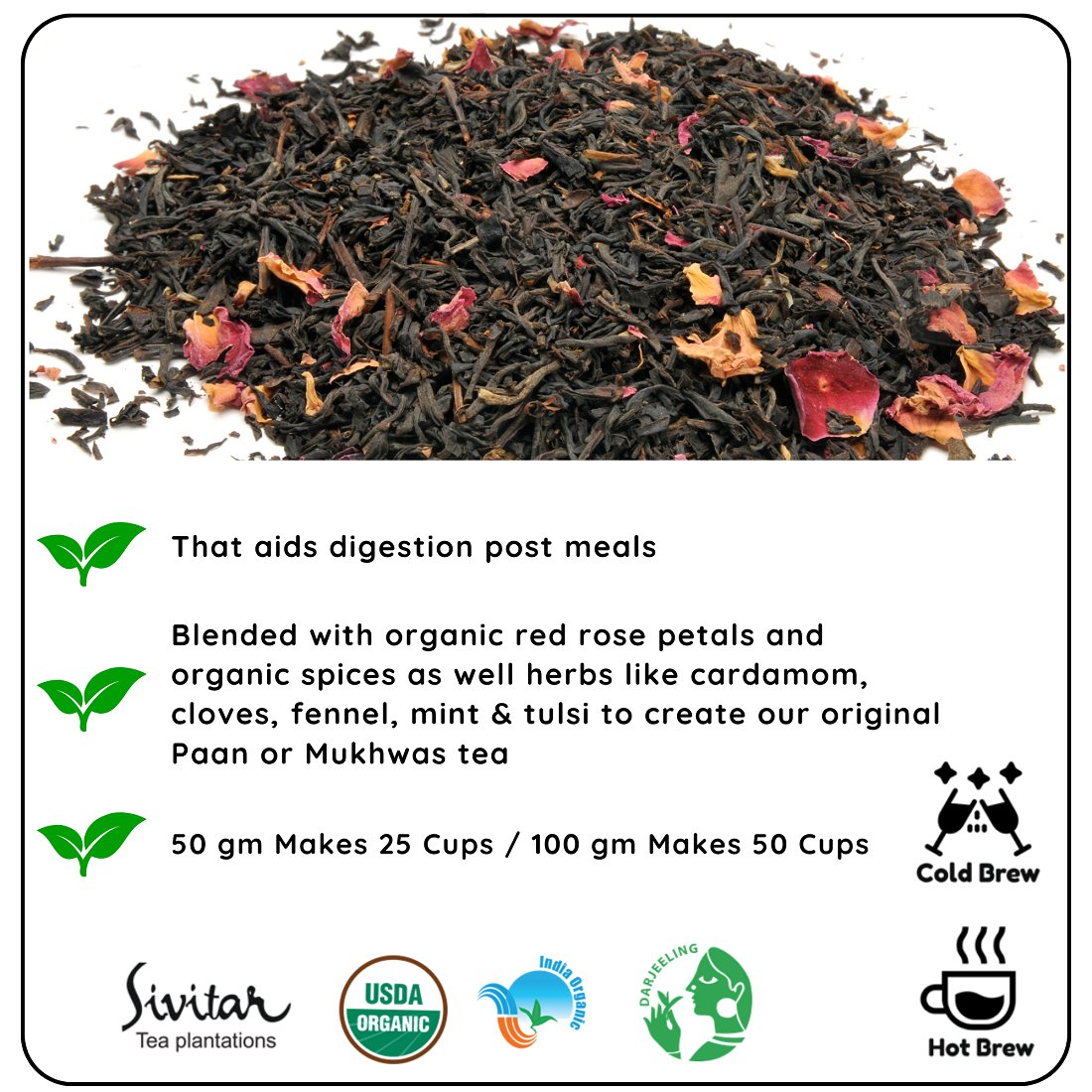 Digestive Mukhwas Tea- For Gut Health and Anxiety Relief