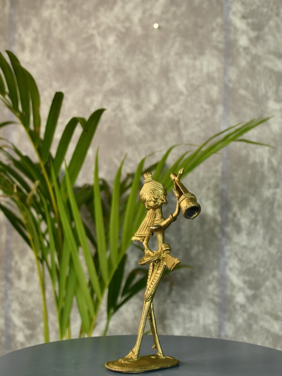 Dokra Boul: Brass Tabletop Art Decor