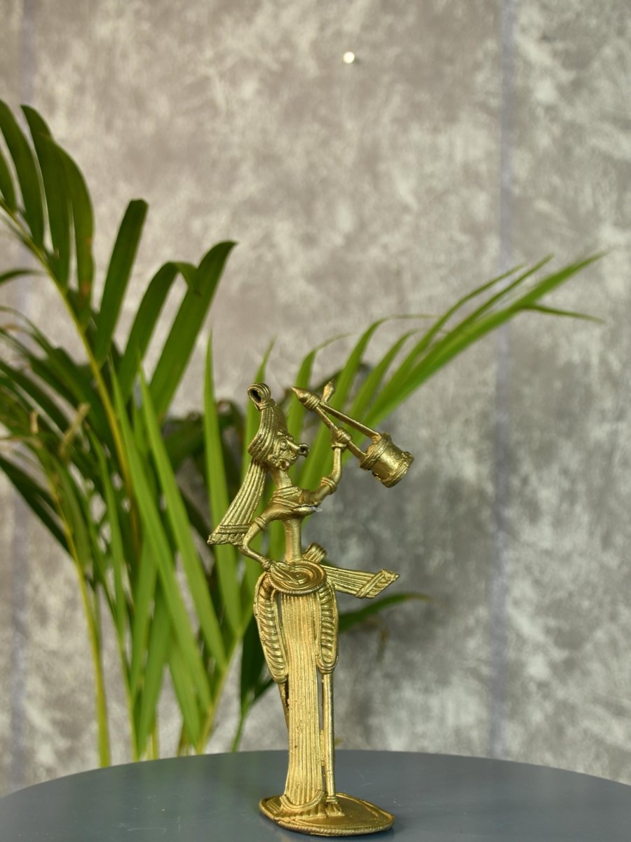 Dokra Boul: Brass Tabletop Art Decor