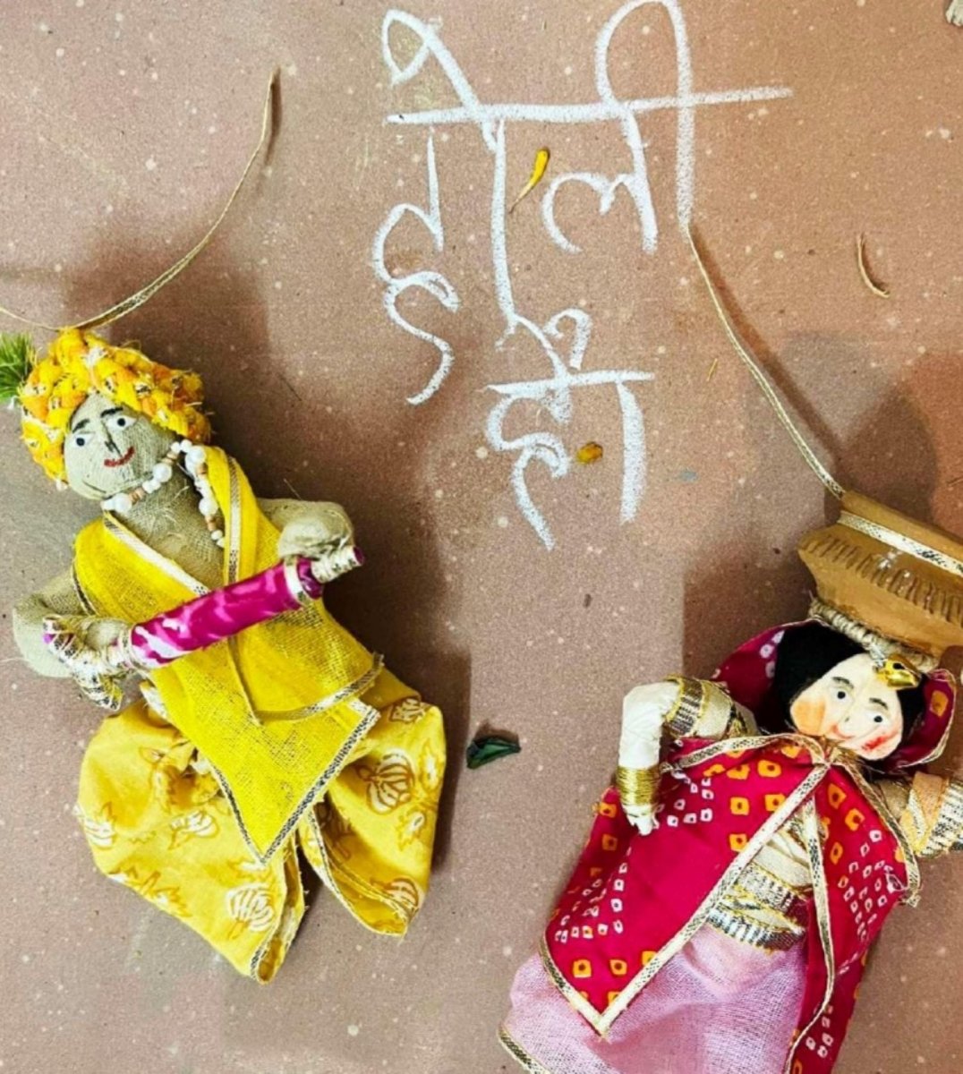 Dolls of India | Set of 2 | Plantable dolls for Holi