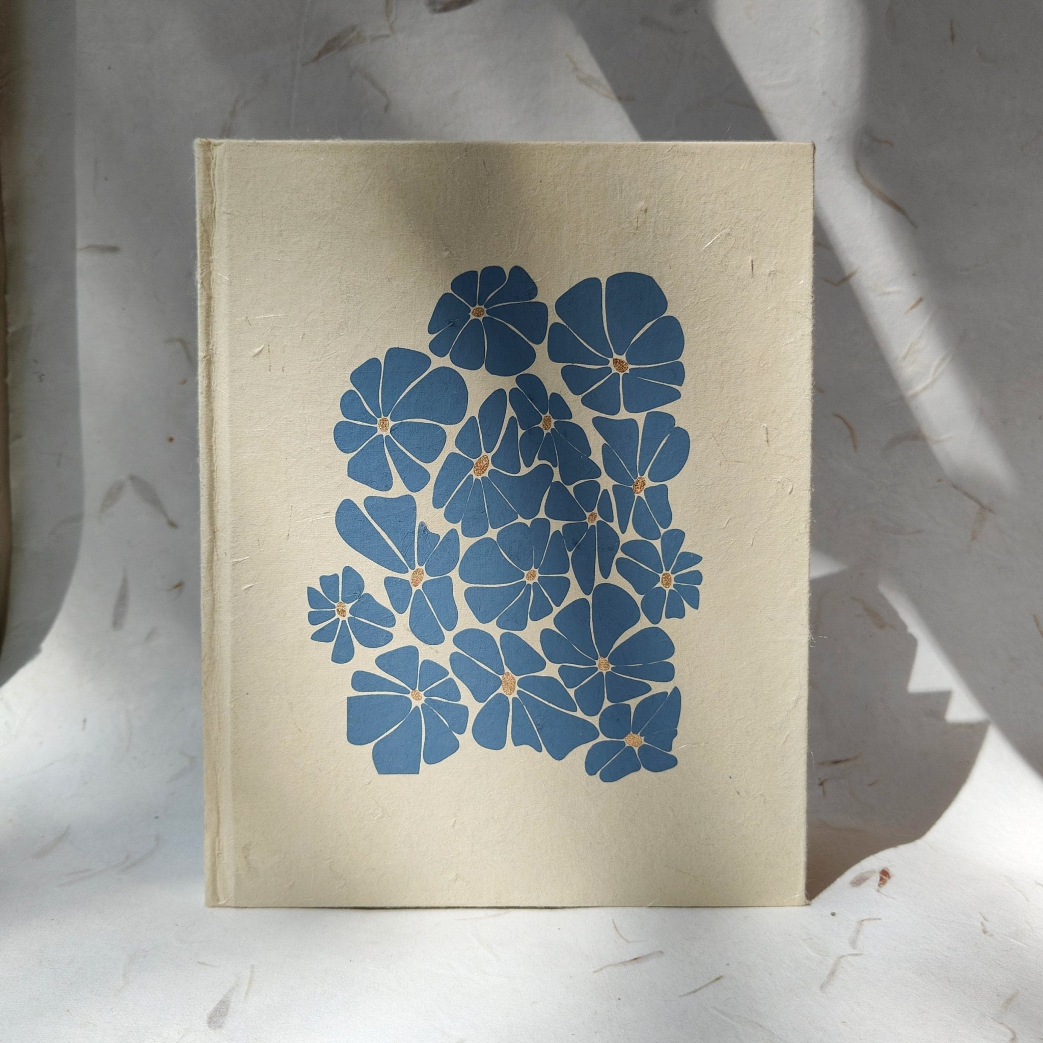 Dotted Handmade Paper Notebook- White