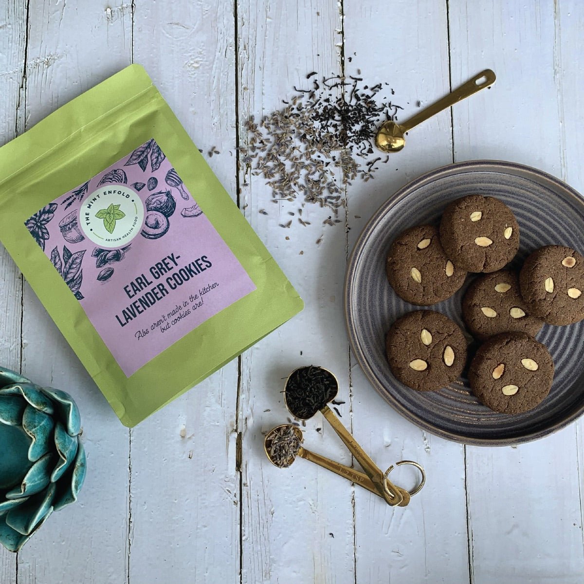 Earl Grey-Lavender Cookies - Pack of 6