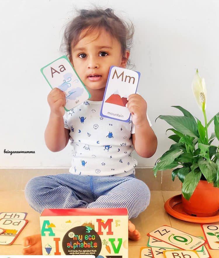 Eco Alphabets Flashcards