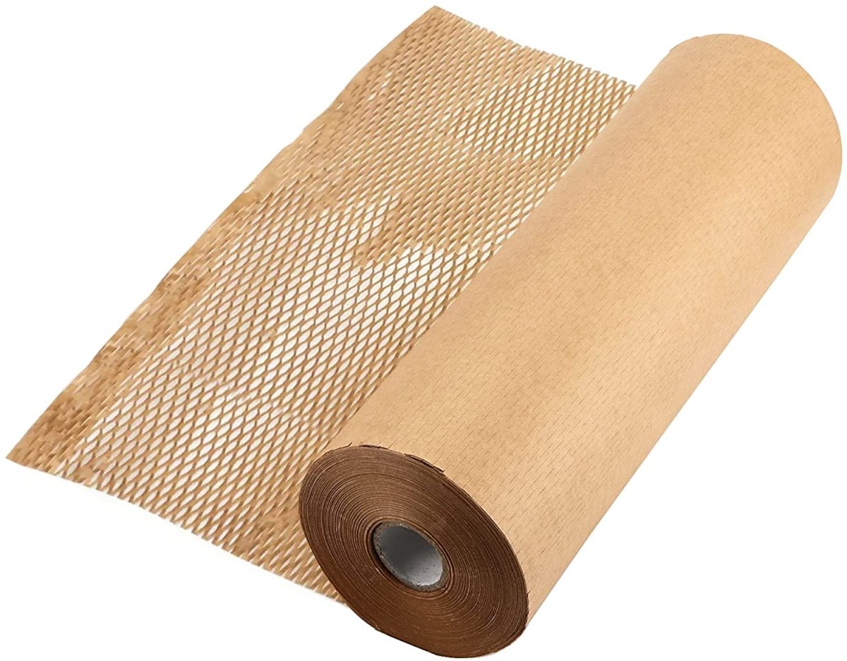 Eco-friendly Honeycomb Paper Wrap | Packaging Paper | 50M x 15" Roll