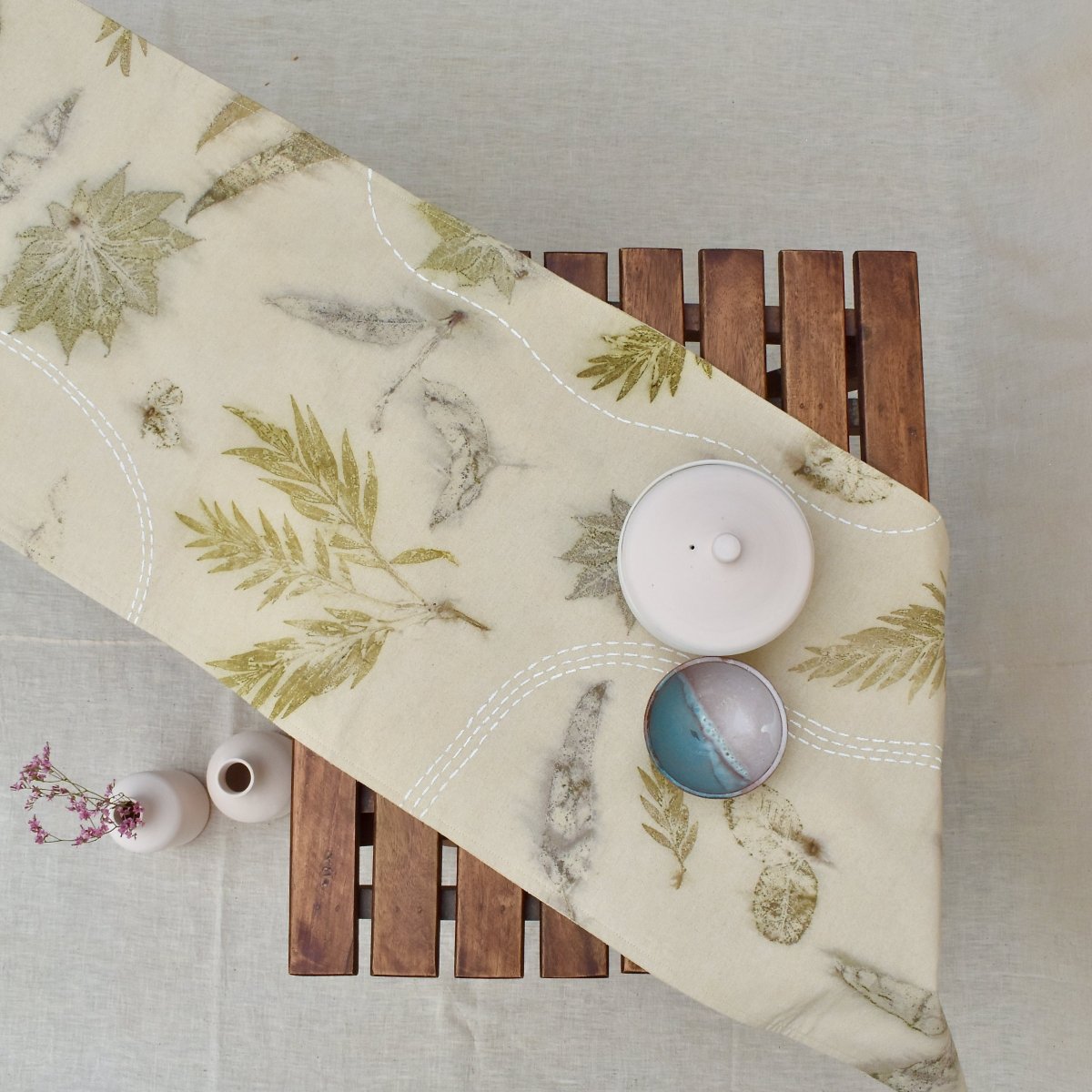 Eco-printed Table Runners