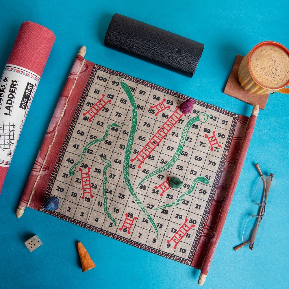 Elephant Poo Paper Snakes & Ladders