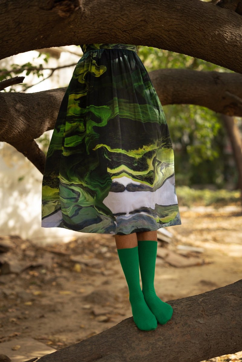 Ella Green Upcycled Cotton Dress