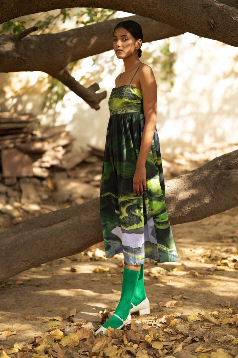 Ella Green Upcycled Cotton Dress