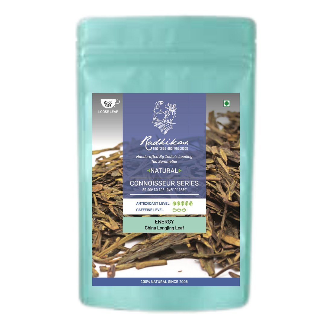 Energy China Longjing Leaf - A Pan-Roasted Green Tea for Energy and Health