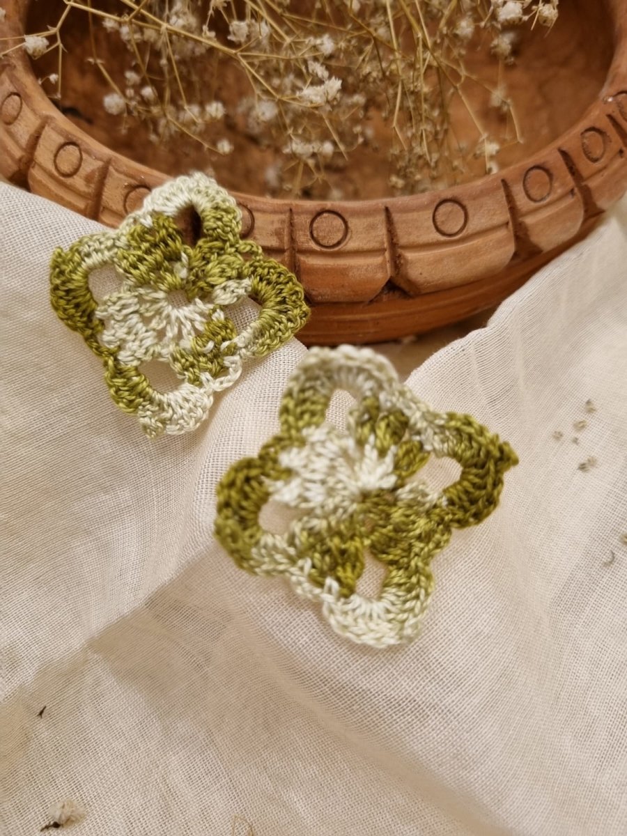 Eva Crochet Earrings | Handwoven earrings