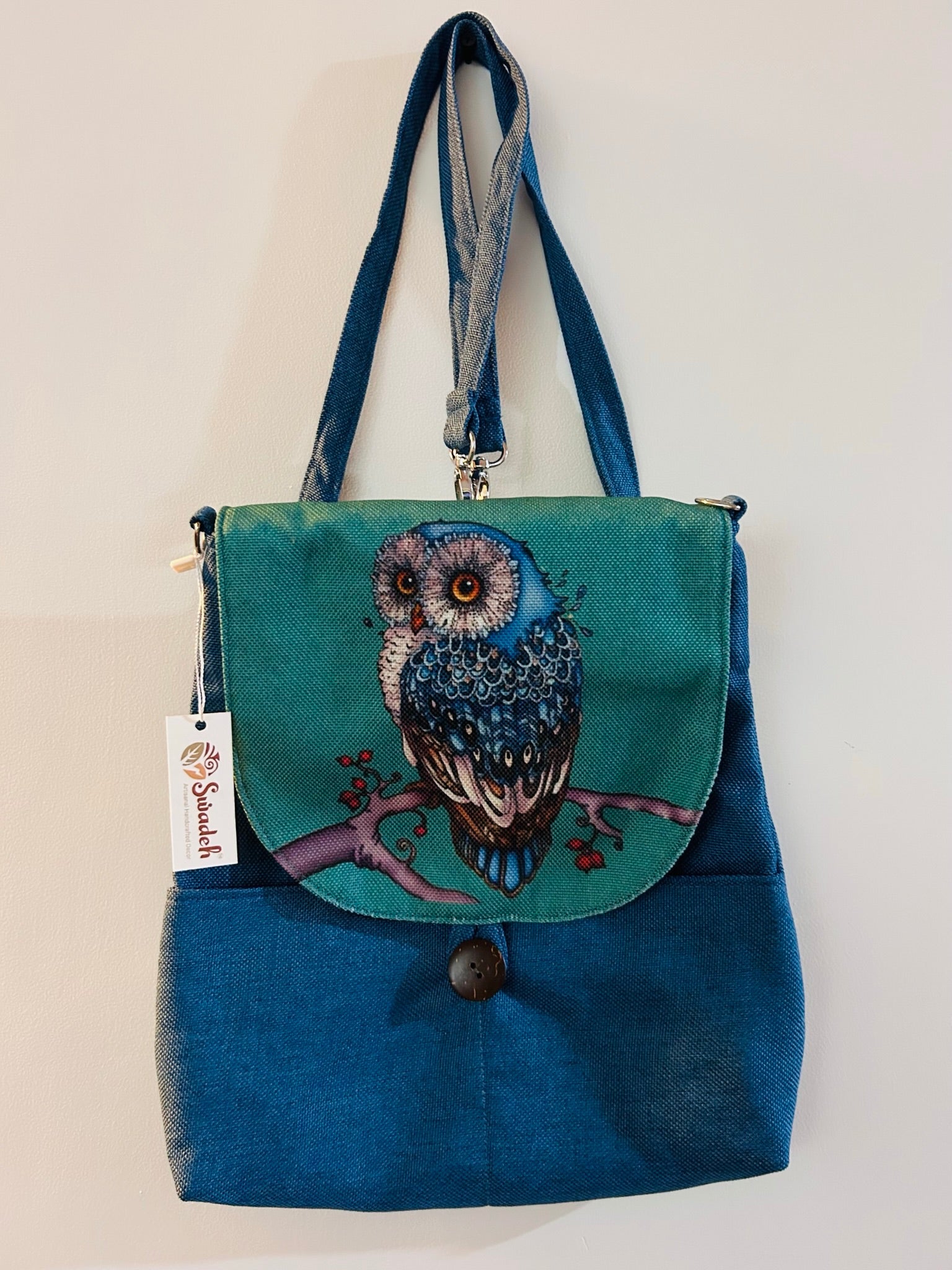 Moonlight Owl Backpack Bag