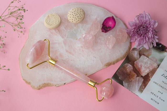 Face Roller - Rose Quartz