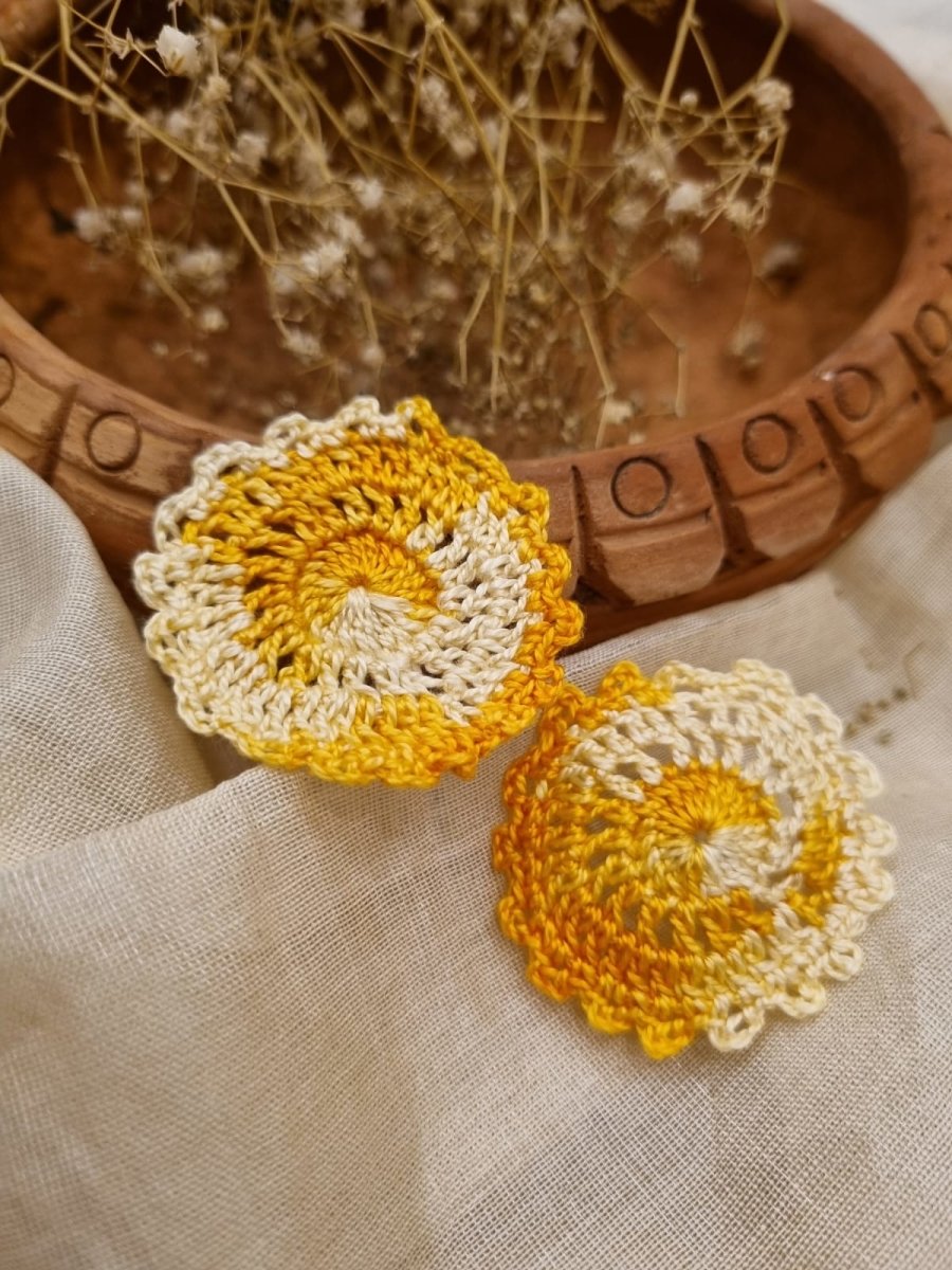 Falak Crochet Earrings | Handwoven earrings