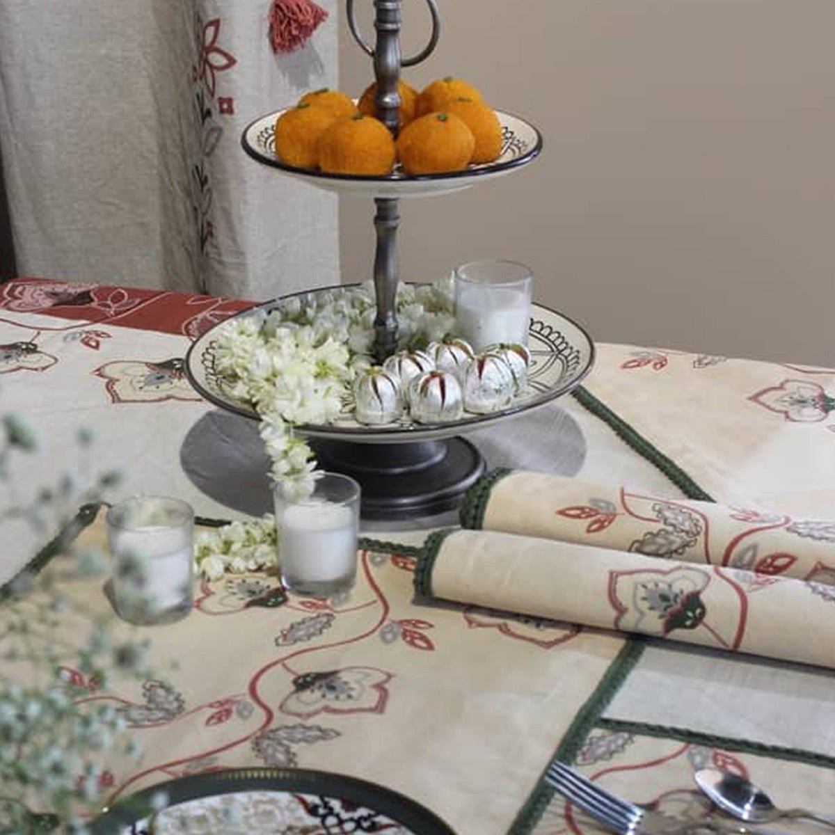 Fika Cotton Cotton Table Runner