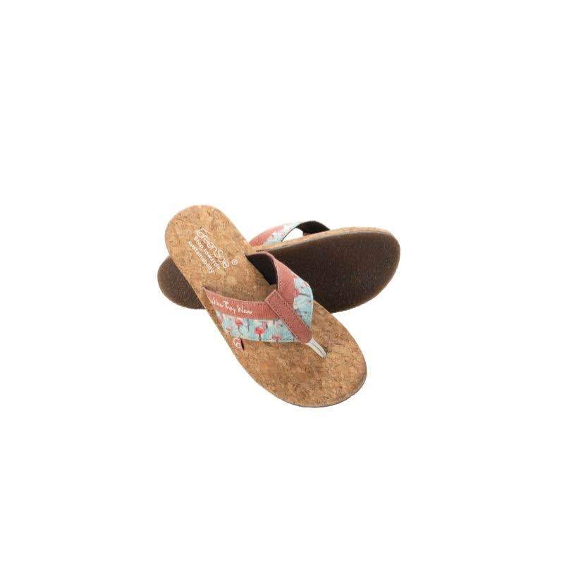 Flamingo Pink Sustainable and Vegan Flip Flops