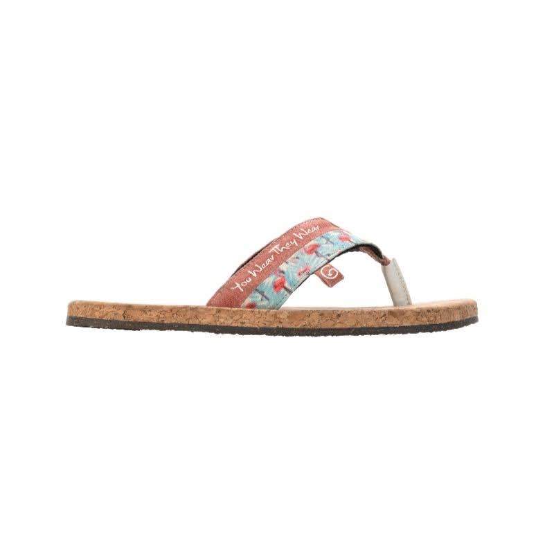 Flamingo Pink Sustainable and Vegan Flip Flops