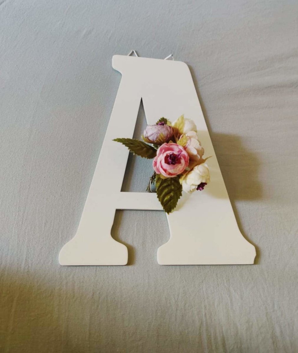 Floral Letter Block