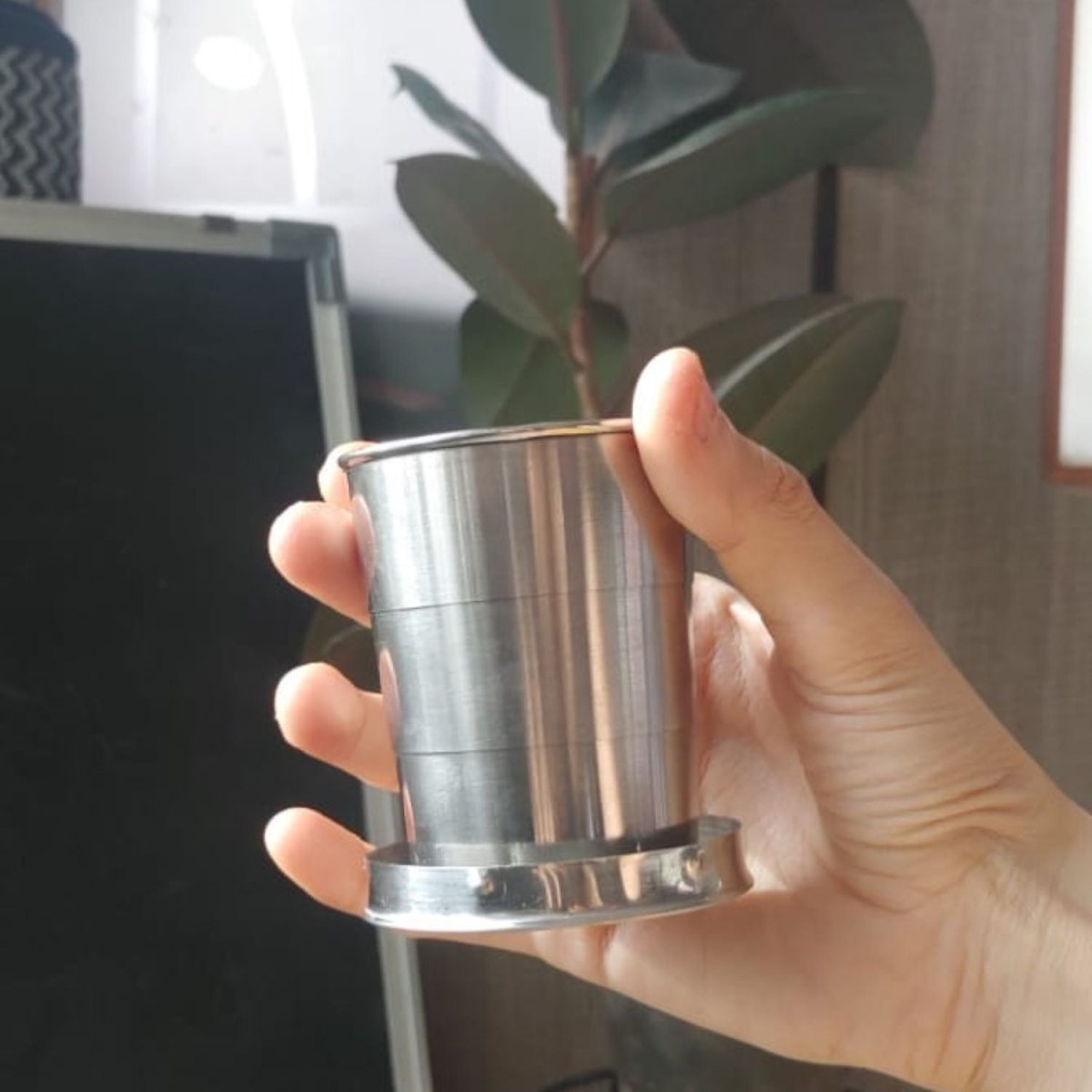 Foldable Steel Glass - 150ml