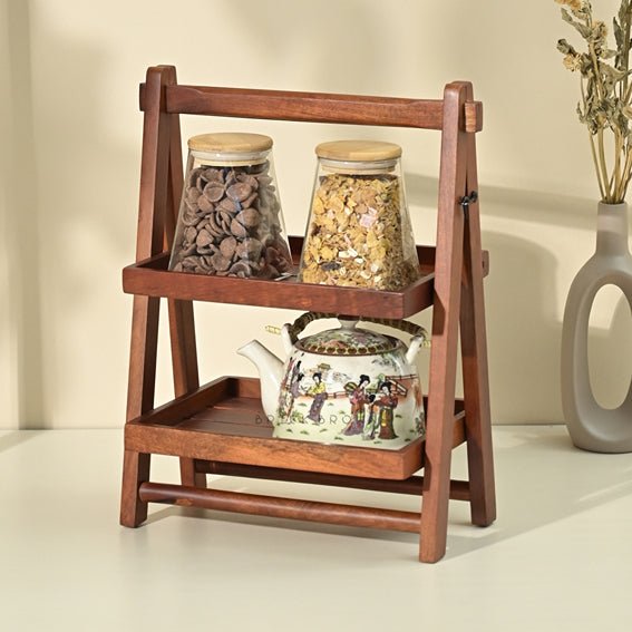 Foldable Wooden Kitchen Organizer (Small)