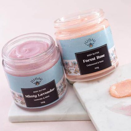 Forest Rose Body Butter 100g with Cedarwood and Rose