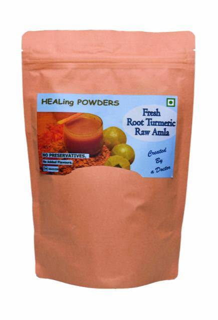 Fresh Root Turmeric with Raw Amla 300 g