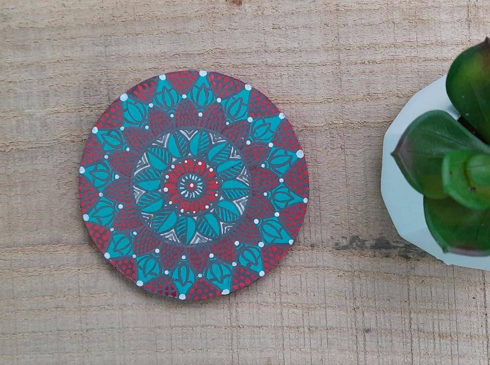 Fridge Magnet - Mandala in Circle
