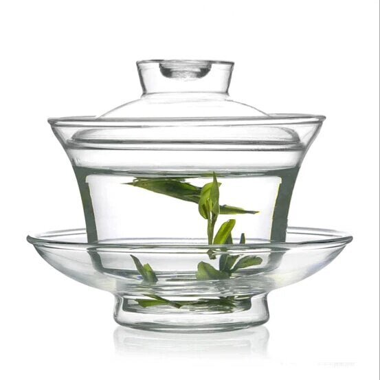 Gaiwan- The Brewing Cup With Saucer- Transparent