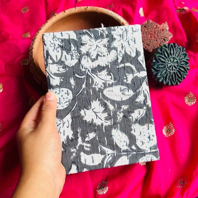 Ghane Badal- Upcycled Fabric Journal-Hard-Bound