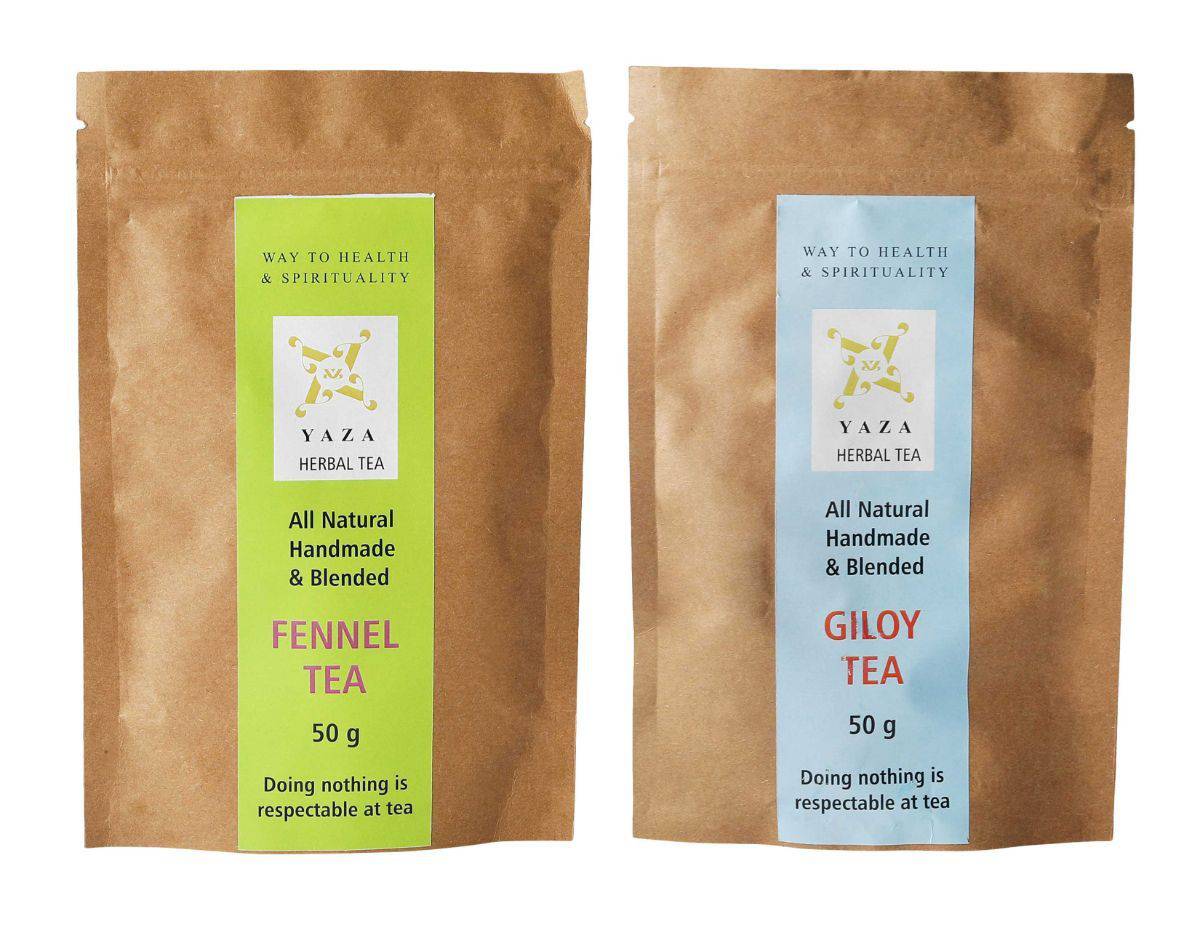 Giloy Tea + Fennel Tea Combo - 50g each