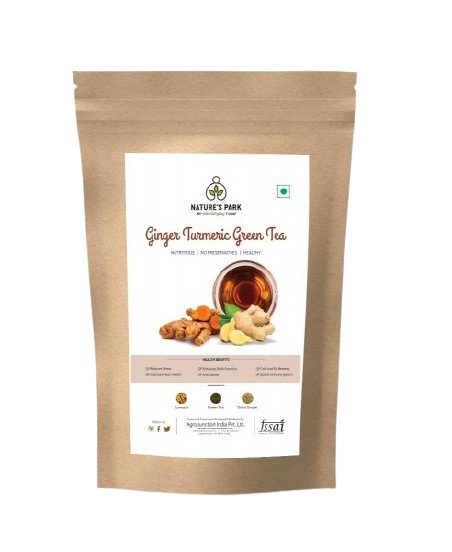 Ginger Turmeric Green Tea Pouch - 500 g