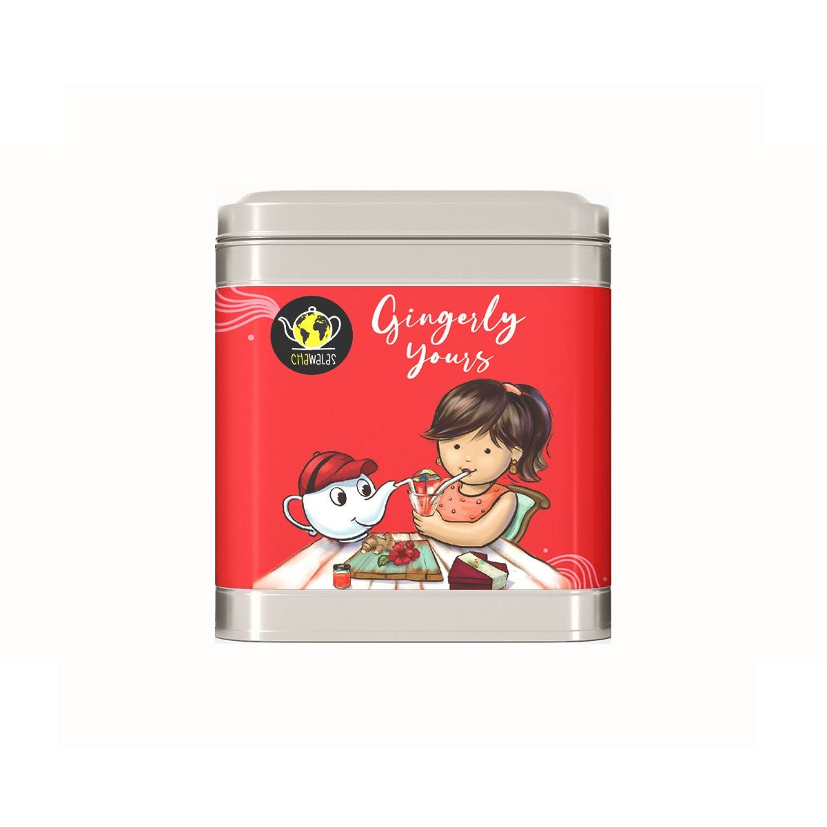 Gingerly Yours | Caffeine Free Tea | Herbal Tea | Heavenly & Earthy Flavour | Valentine's Day