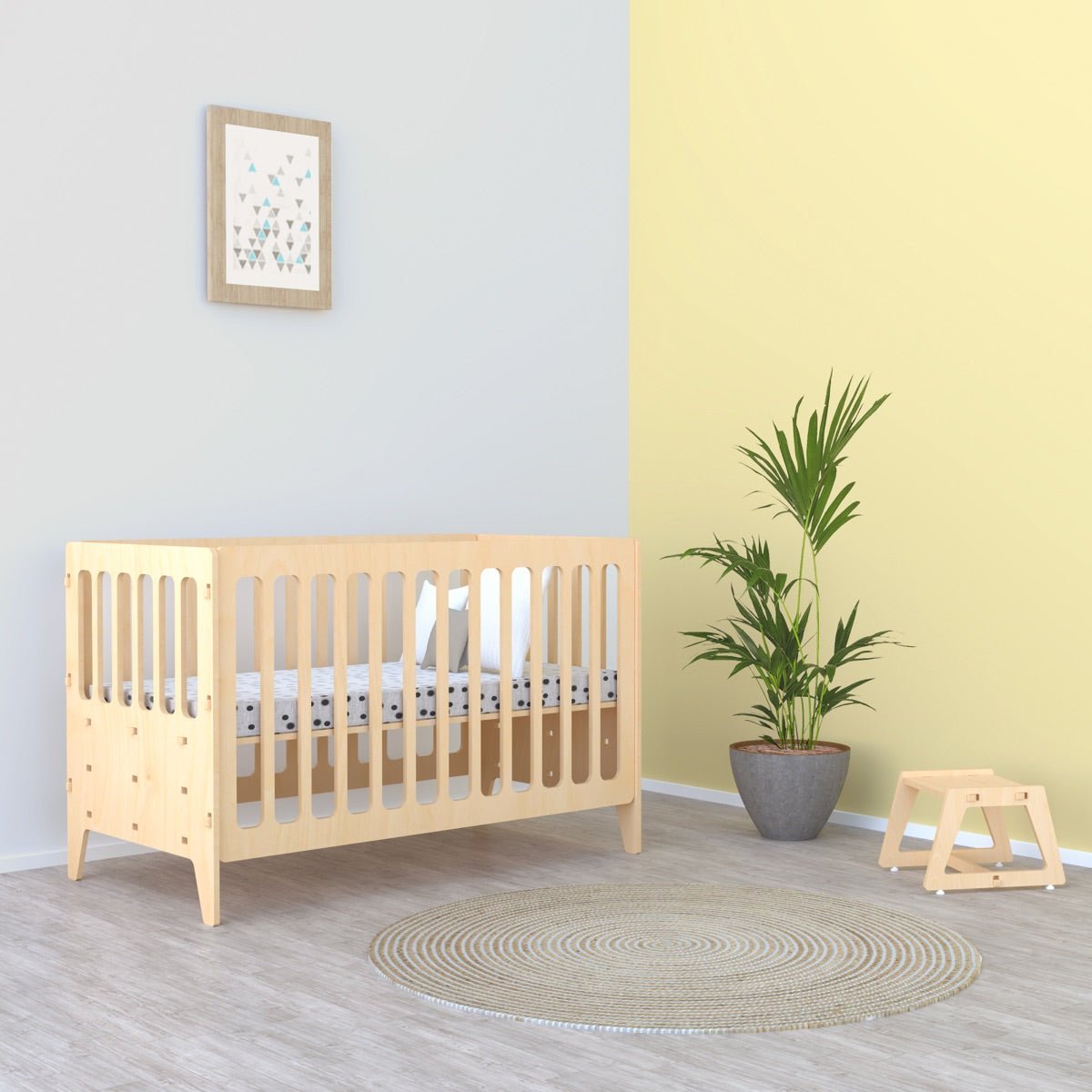 Gold Cherry | Wooden Crib - Large