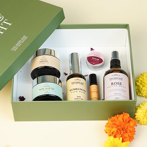 Golden Glow Kit - Handcrafted Natural Skin Care & Lip Care Hamper