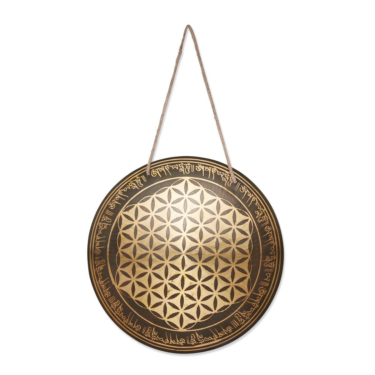 Gong-Etched Flower of Life 1- 20inches